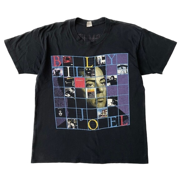Vintage Billy Joel 1989-90 Storm Front 80's 90's Tour Concert T-Shirt - Picture 1 of 7
